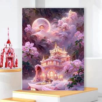 Diy Digital Oil Painting Landscape Healing and Stress Reduction Decorative Painting-F007