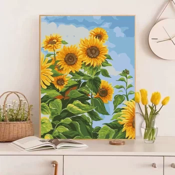 Diy Digital Oil Painting Landscape Healing Stress Reduction Decorative Painting-F022