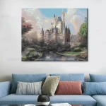 Diy Digital Oil Painting Scenery Living Room Bedroom Decorative Painting-429-Fantasy Castle