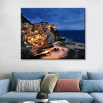 Diy Digital Oil Painting Landscape Living Room Bedroom Decorative Painting - 433 - Night of Manarola