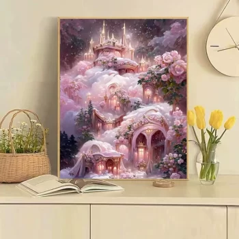 Diy Digital Oil Painting Landscape Healing and Stress Reduction Decorative Painting-F029